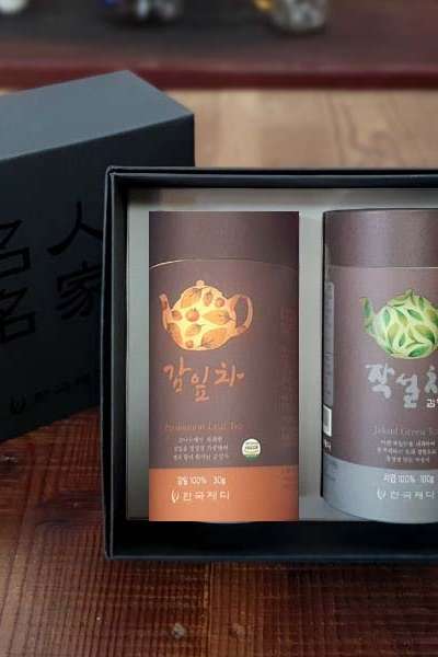 緑茶ギフトセット(柿農+柿の葉茶)お正月お礼ギフトおすすめ