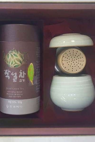 甘農 緑茶 新 1人茶器 ギフトセット 秋夕 名節 緑茶贈り物