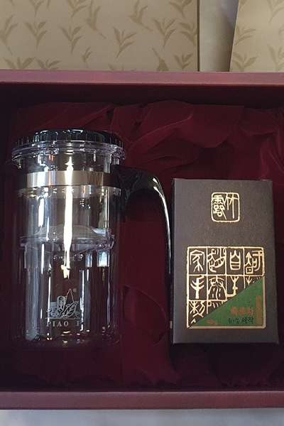 조태연가죽로차 細作緑茶 簡便茶器(表一杯) セット 設 秋夕 名節ギフト