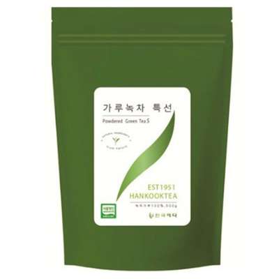 Domestic Green Tea Powder Premium 500g - Multi-Purpose for Cafes, Red Bean Shaved Ice, Lattes