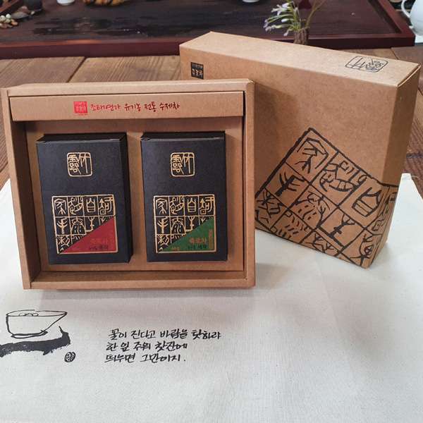Jo Tae Yeon Ga Jukro Tea Fine & Medium Grade 80g Jirisan Organic Handmade Green Tea