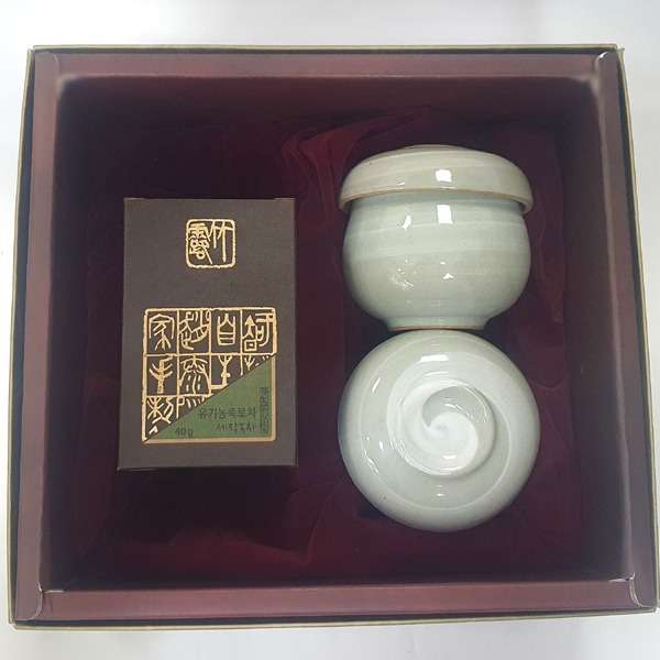 Organic Sejak Green Tea 40g + Guinul Bubuda-gi Gift Set