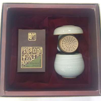 Organic Sejak Green Tea 40g with Single-Serving Tea Set Gift Box