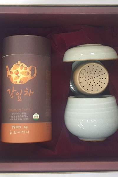 柿葉茶 新 1人茶器 ギフトセット