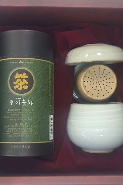 イスルチャ シン 1人用茶器 ギフトセット 無農薬 アジサイ茶