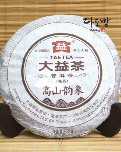 プーアール茶 高山雲象 熟餅 357g-2015年