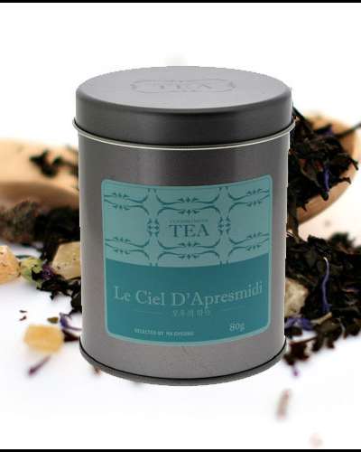 ドイツブレンド紅茶 Le Ciel d'Apresmidi (ル・シエル・ダプレミディ-午後の空) 80g キャディ