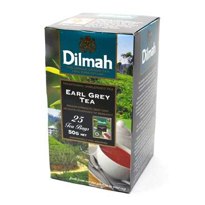Dilmah Earl Grey Black Tea 25 Tea Bags