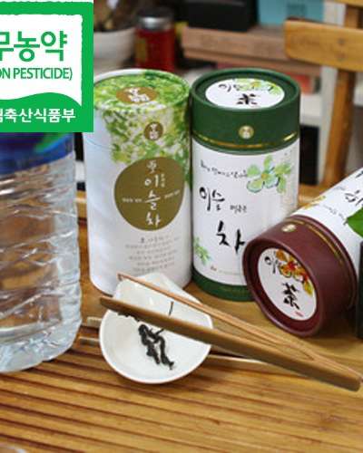 無農薬アジサイ茶 15g 1缶+竹トング1個/露茶/甘露茶