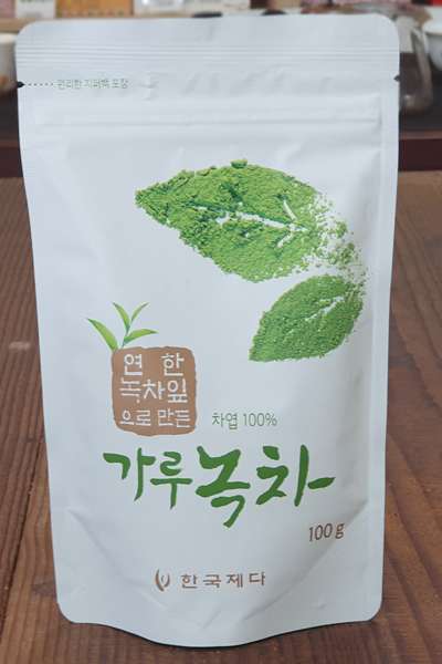 名人が作った国産粉末緑茶 100g/あずきかき氷ラテ美容製菓緑茶パウダー
