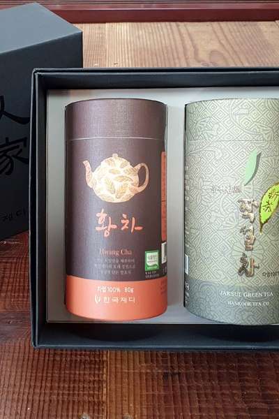 茶ギフトセット(우전감로+황茶)お正月 感謝ギフト