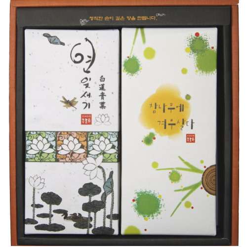 Jukro Tea 2-Type Gift Set - Mistletoe + Lotus Leaf Tea