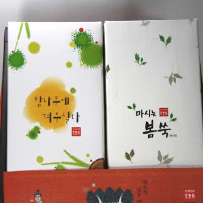 Bamboo Dew Tea 2-Type Gift Set No. 7 - Mistletoe Tea + Mugwort Tea