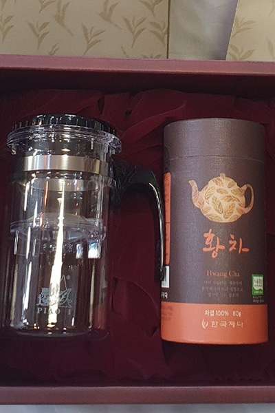 黄茶 表一梅 ギフトセット 正月 秋夕 名節 感謝セット