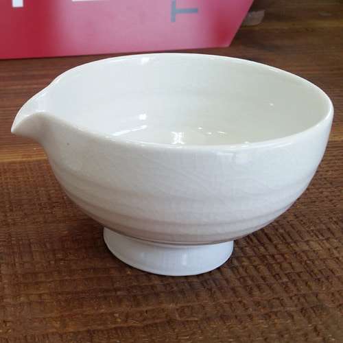 Sook-Woo Buncheong Crackle Ice-Pattern Water Cooler Sharing Tea Bowl for 3 People