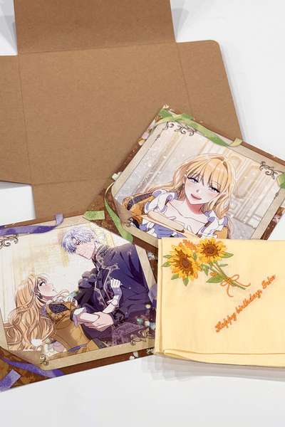 [Goods] How to Make My Husband My Ally - Ruby's Embroidered Handkerchief Set