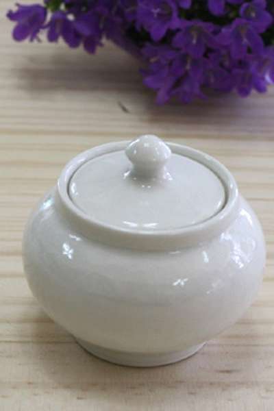 粉 茶壺(茶筒)/緑茶 茶道授業用 茶器小物