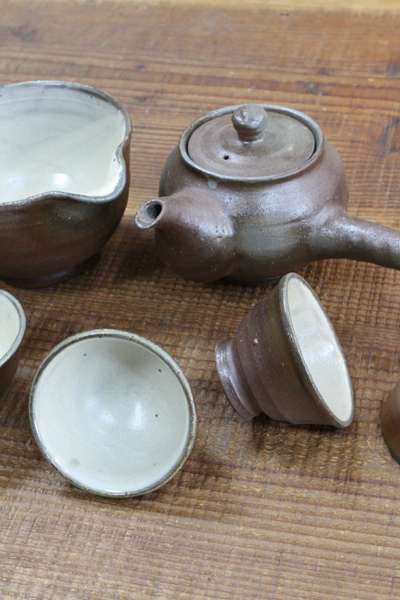 済州火山灰5人茶器セット-限定販売