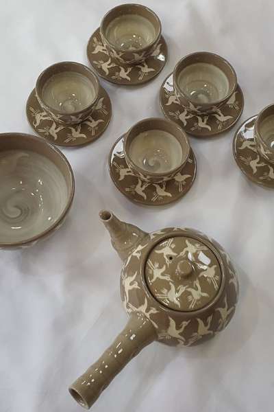 進山 權外得先生 5人用茶器セット 緑茶茶道 ギフトセット