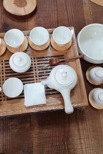 茶器フルセット2017-1/5人茶礼茶道授業用品セット