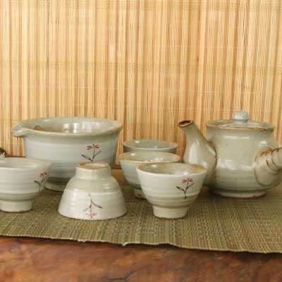 分青 撫子花 5人用 茶器セット