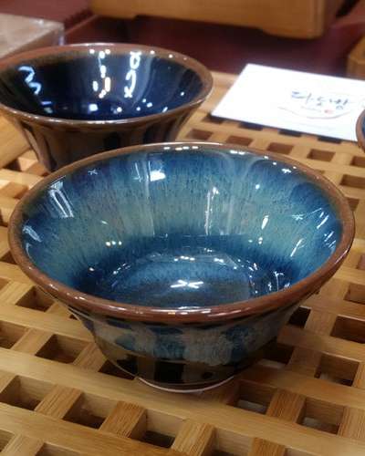 会嶺釉 茶杯 1号 1個/国産 プーアル茶杯