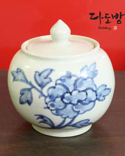 한도요 서광수 名匠 伝統 白磁 茶壺(茶筒) 2号-限定販売