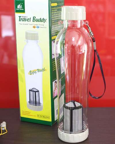 携帯用茶具(Travel Buddy)740(大)- 台湾正規品 茶ボトル 行動倍 PC-701 表日倍