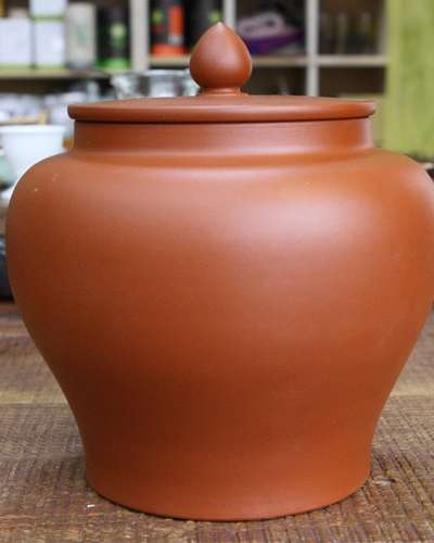 紫砂茶缶(両通)7号/茶壺/茶保管缶/紫砂茶器