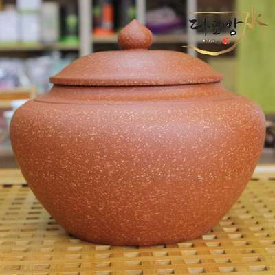 Purple Clay Tea Storage Jar (Double-Walled) 3-1 Size / Tea Canister / Tea Storage Container / Purple Clay Pot