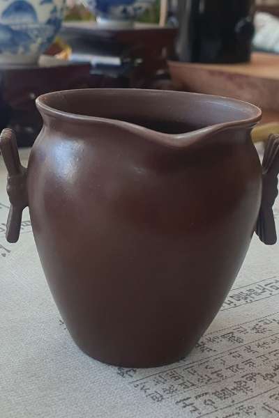 台湾三希 紫砂 熟烏 ミニ小容量 公道杯