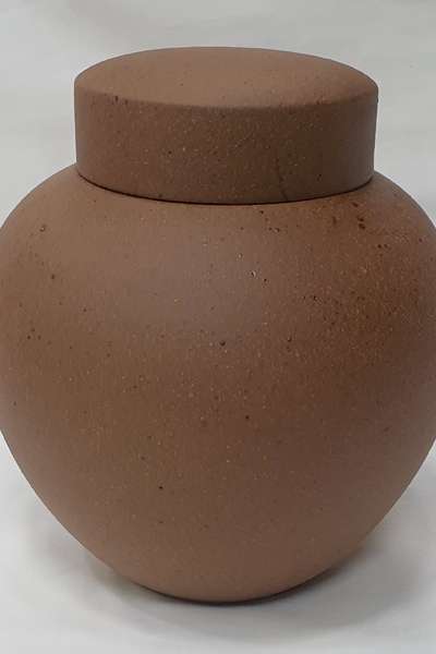 紫砂茶缶(両缶) 2024-12号 茶荷 プーアル茶保管缶 紫砂壺