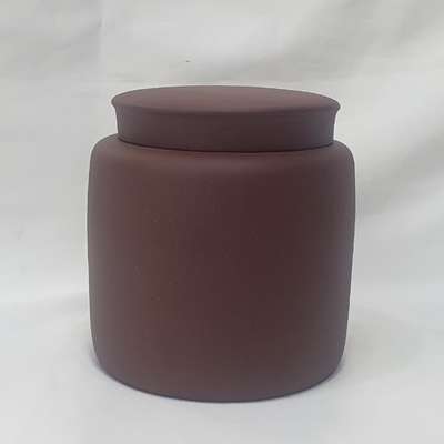 Zisha Tea Jar (Double Lid) 2024-09 Tea Container Pu-erh Tea Storage Zisha Vessel