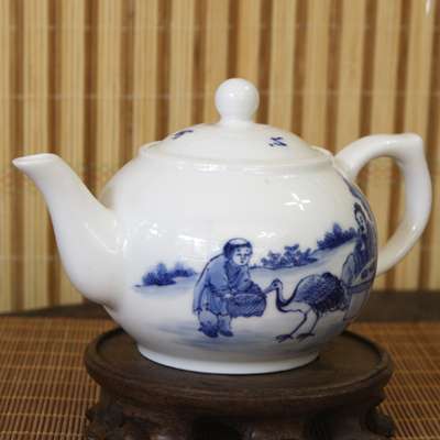 Premium Blue and White Teapot Shin Model 3