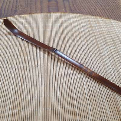 Matcha Spoon (Chashaku) - Smoked Bamboo Japanese Tea Scoop