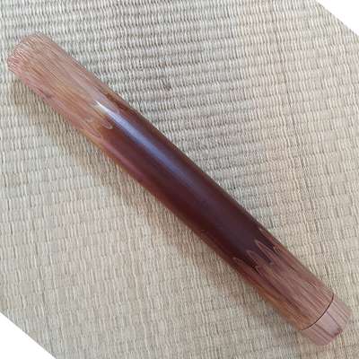 Smoked Bamboo Matcha Tea Powder Container with Spoon Japan