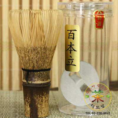 韓国の職人が作った烏竹茶筅(だせん) 100本 抹茶用竹の茶筅