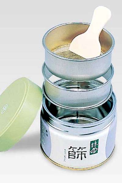日本製抹茶ふるい(抹茶体) - 抹茶粉を細かくする道具