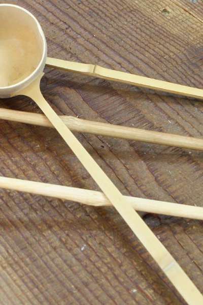 高級竹製茶杓(水掬き)3号 抹茶道具
