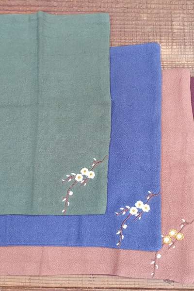 高級刺繍茶巾(プーアル茶用茶巾)1枚/色選択可能