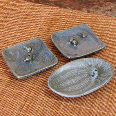 Handmade Incense Holder - Watermelon Stripe Pattern and More