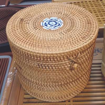 Premium Handmade Pu-erh Tea Storage Case (Large) - 7 Cake Capacity - Deng Ye Tea Caddy