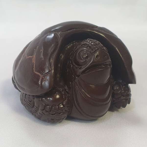 Longevity Blessing Wealth Fortune Lucky Turtle Stone Carving Feng Shui Home Decor Gifts for 70th & 80th Birthday
