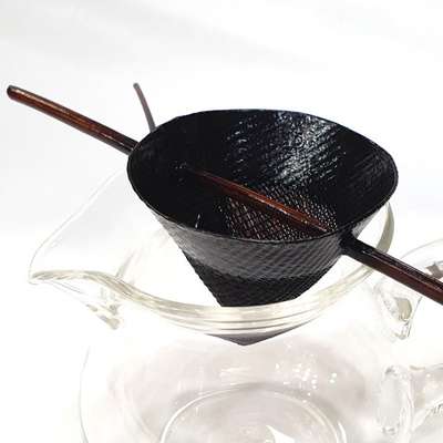 Horsehair Cone Tea Strainer Handcrafted by Master Artisan - Premium Gift for International Appreciation