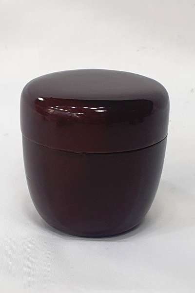 木製抹茶茶缶 2号 日本抹茶用 アンティーク茶筒