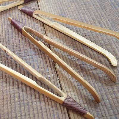 Taiwan Bamboo Cord Tea Cup Holder Curved Type 1pc