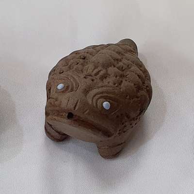 Three-Legged Toad Brown Pu-erh Tea Companion - Tea Toad Decorative Piece