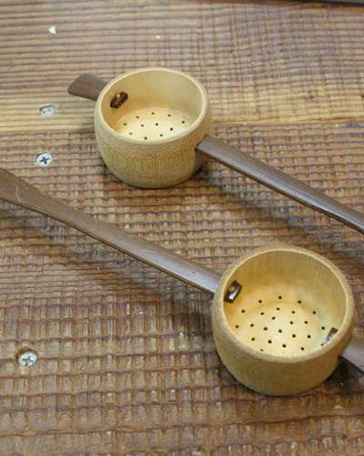 竹製茶こし2号 1個/竹手持ち/茶道具