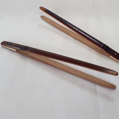 Premium Bamboo Tea Cup Tongs - 1 Piece
