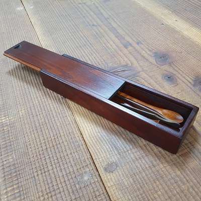 Portable Tea Tool Storage Box - Wooden Tea Ceremony Organizer Carrying Case